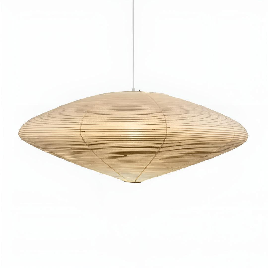 Akari Paper Pendant Light For Home Lighting With Disk Shape