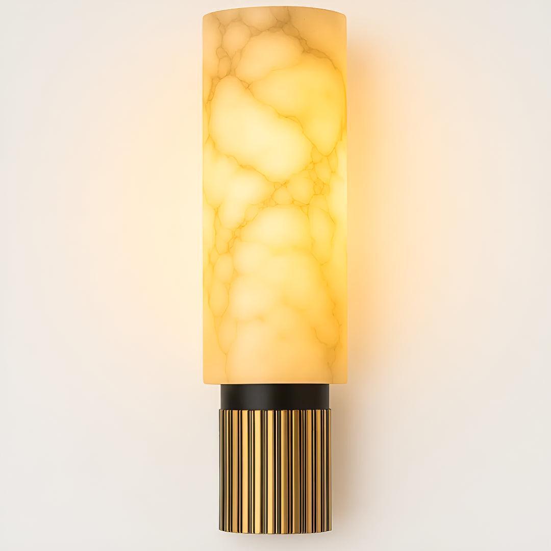 Alabaster Marble Wall Light With Gentle Glow For Ambient Lighting
