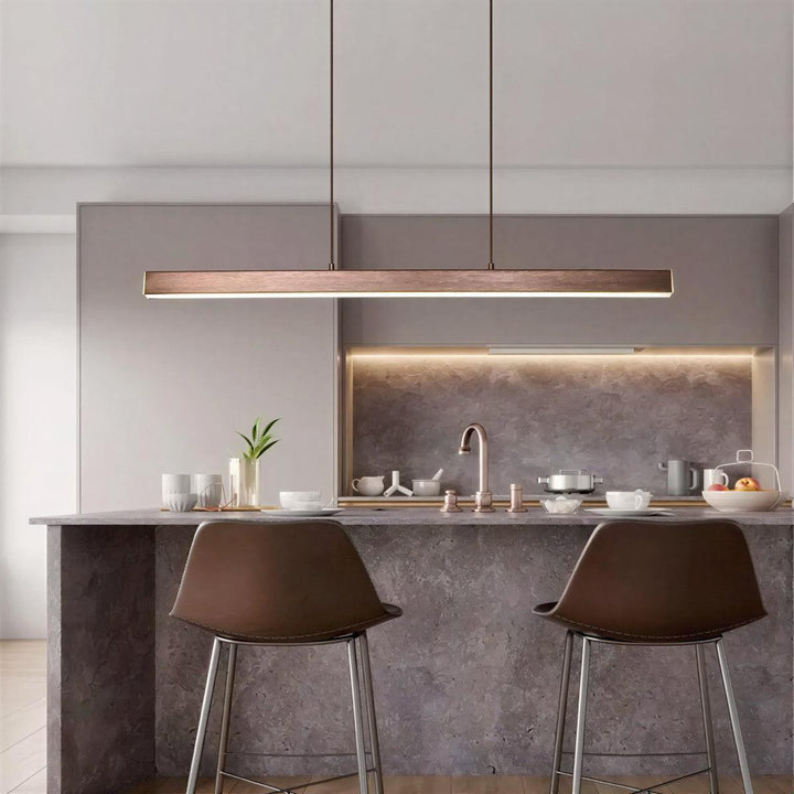 Architectural Linear Pendant Lighting For Contemporary Kitchen Islands And Dining Rooms