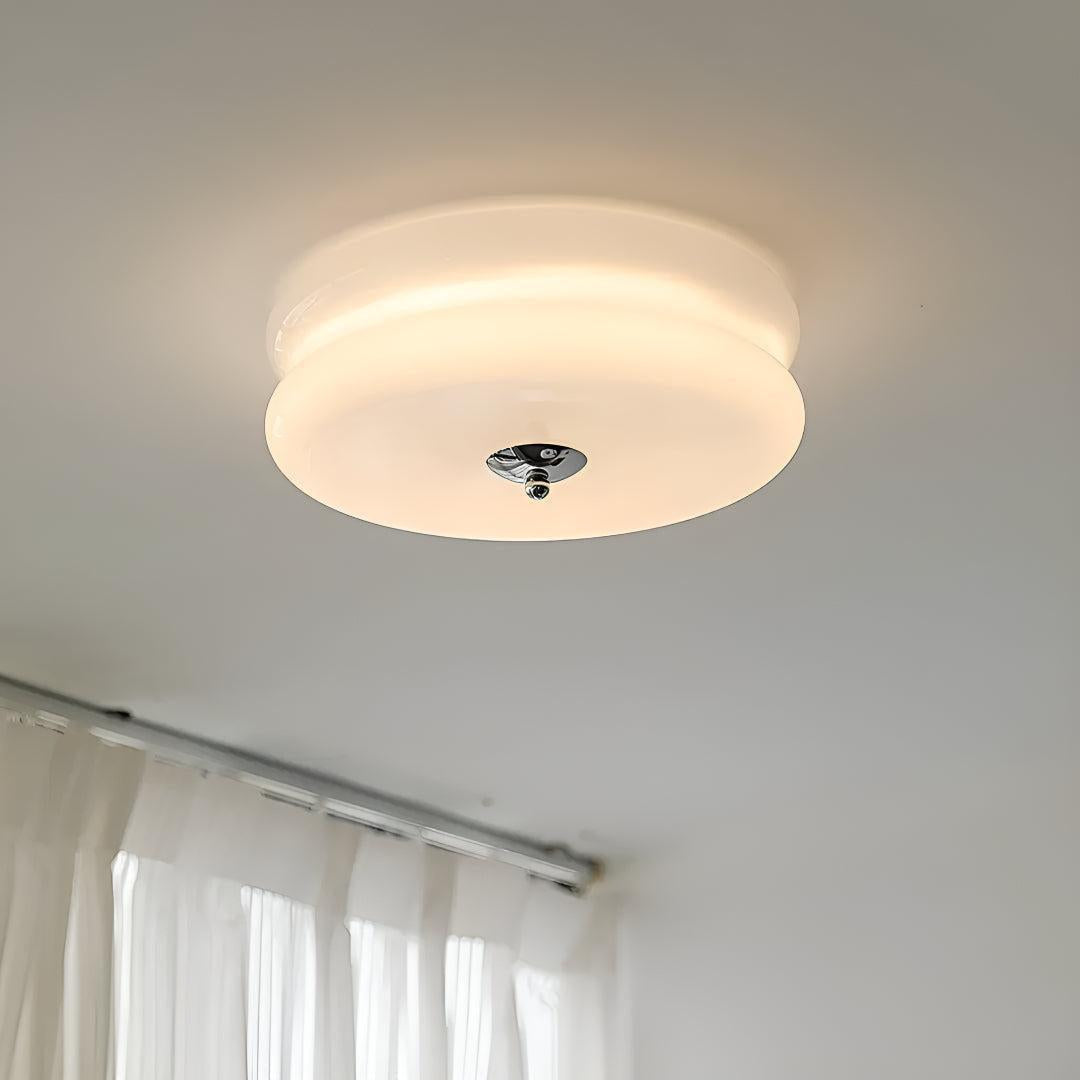 Art Deco Flush Mount Ceiling Light With Vintage Design