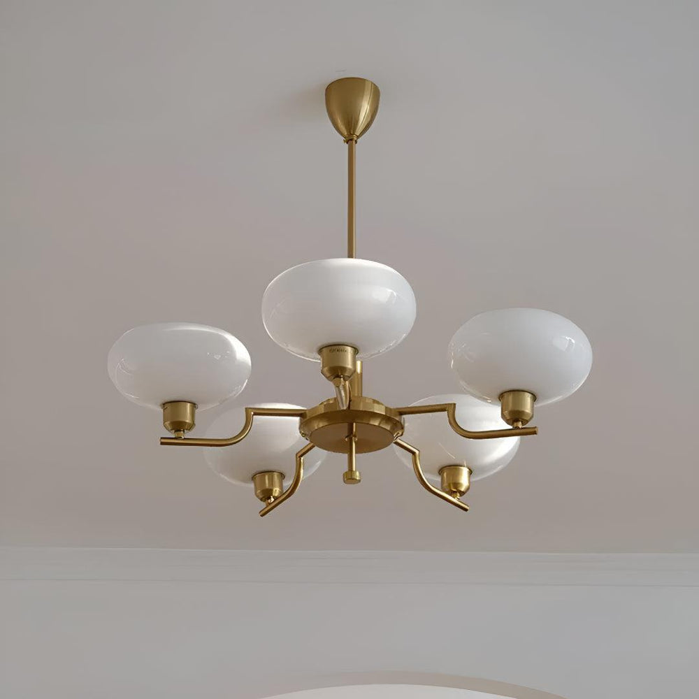 Chandelier With Contemporary Art Deco Styling