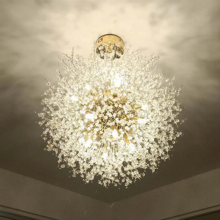 Dandelion Starburst Chandelier With Sculptural Design