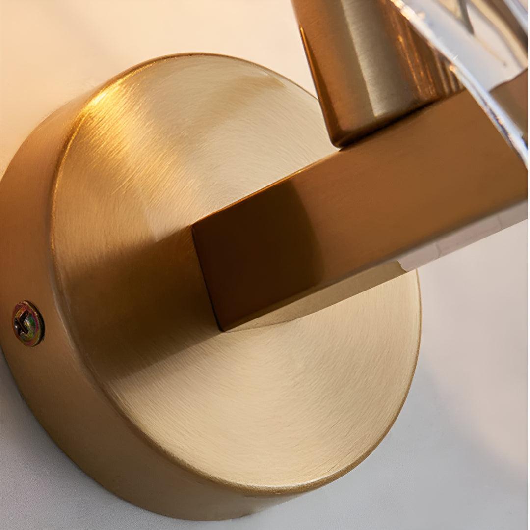 Decorative Shell Glass Wall Light Sconce With Ambient Lighting