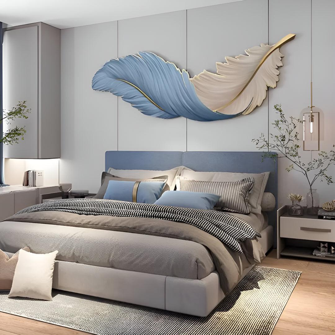 Decorative Wall Lamp Sconce With Feather Design