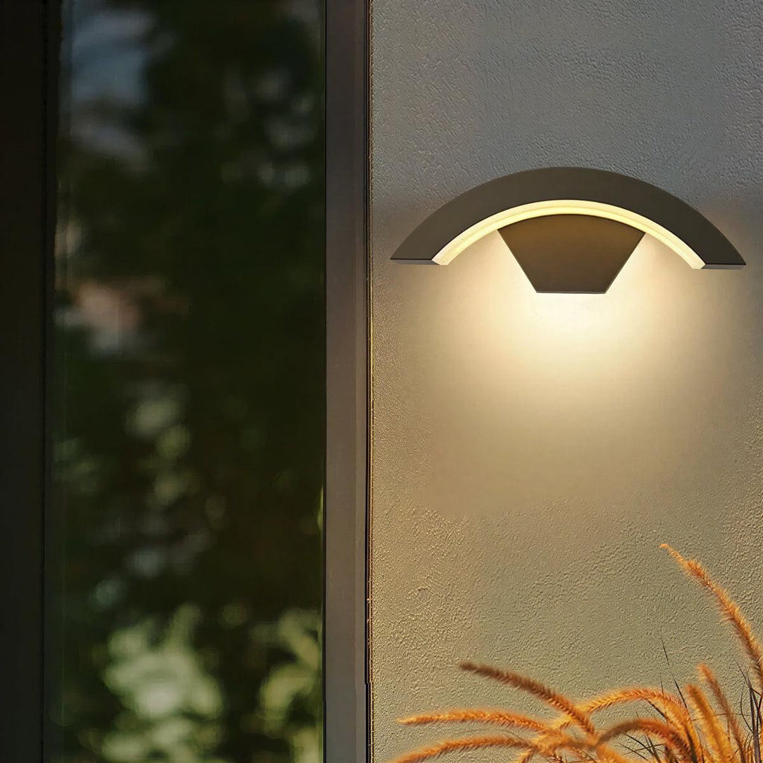 Exterior Contemporary Outdoor Wall Light For Porch Courtyard Garden