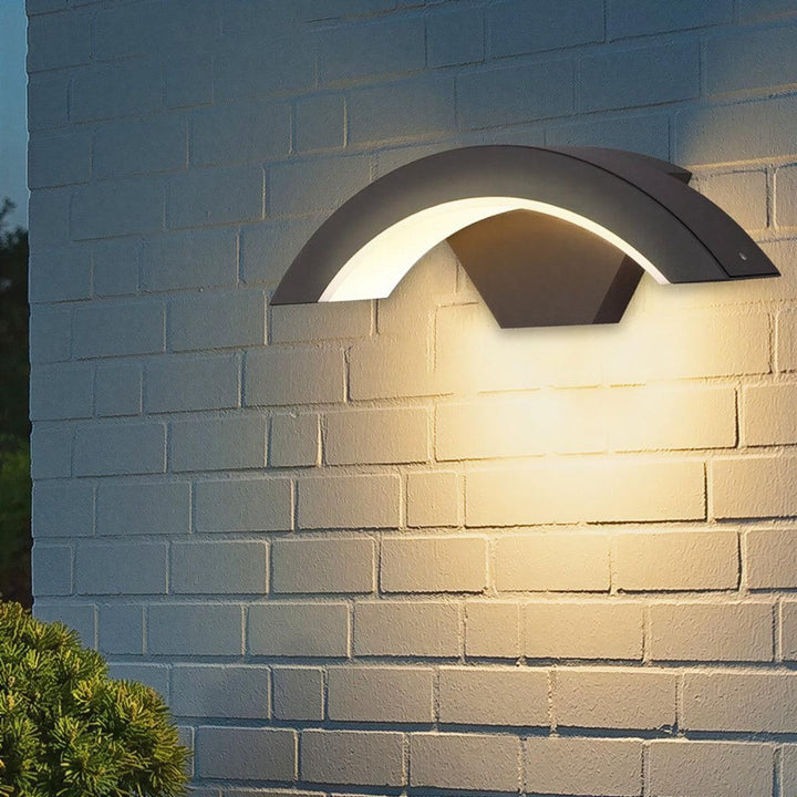 Exterior Contemporary Outdoor Wall Light For Porch Courtyard Garden