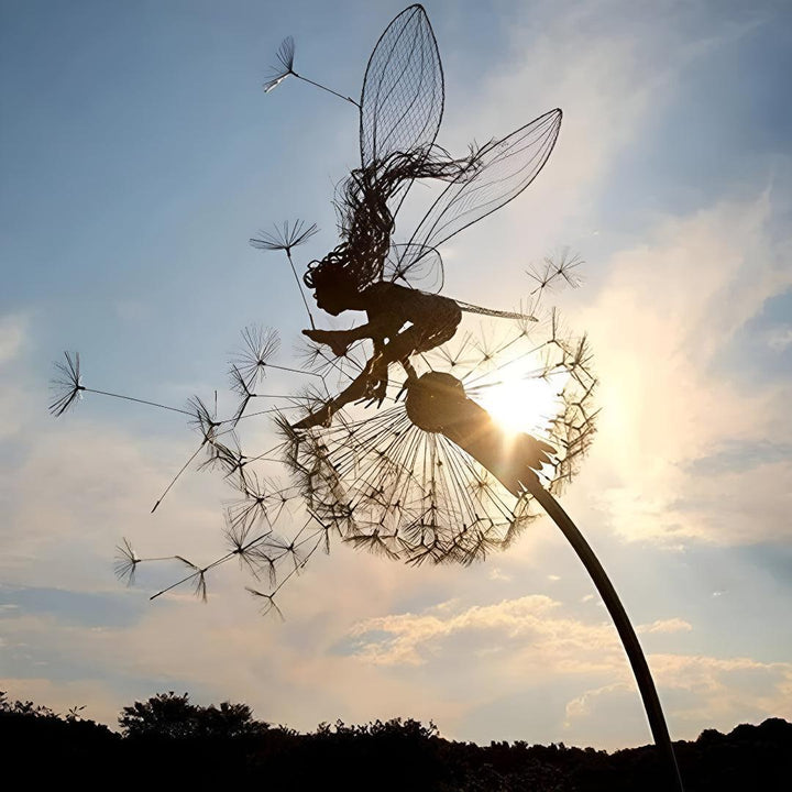 Fairy Garden Ornament Sculpture For Enchanted Outdoor Decor