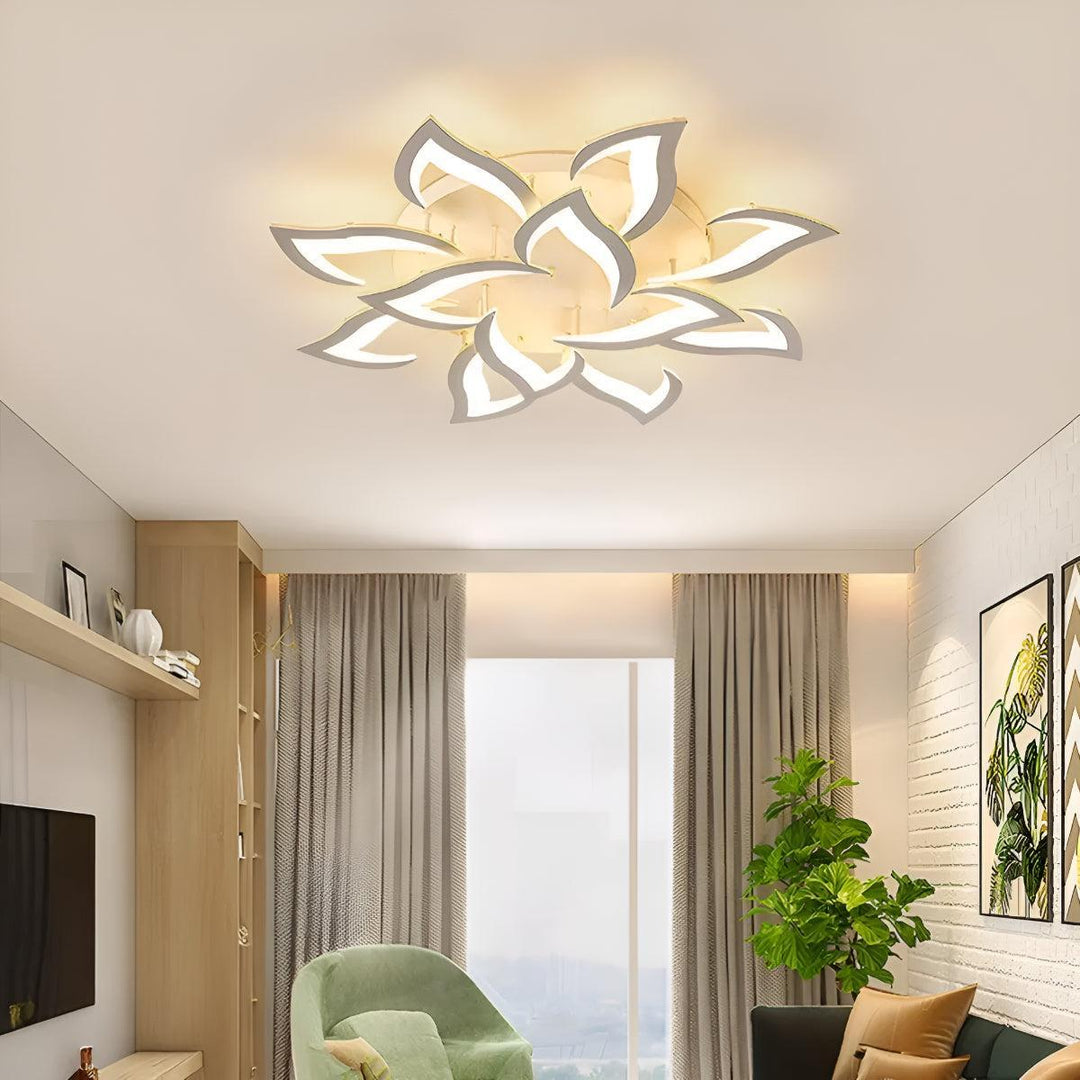 Flower Flush Mount Ceiling Light With Modern Design