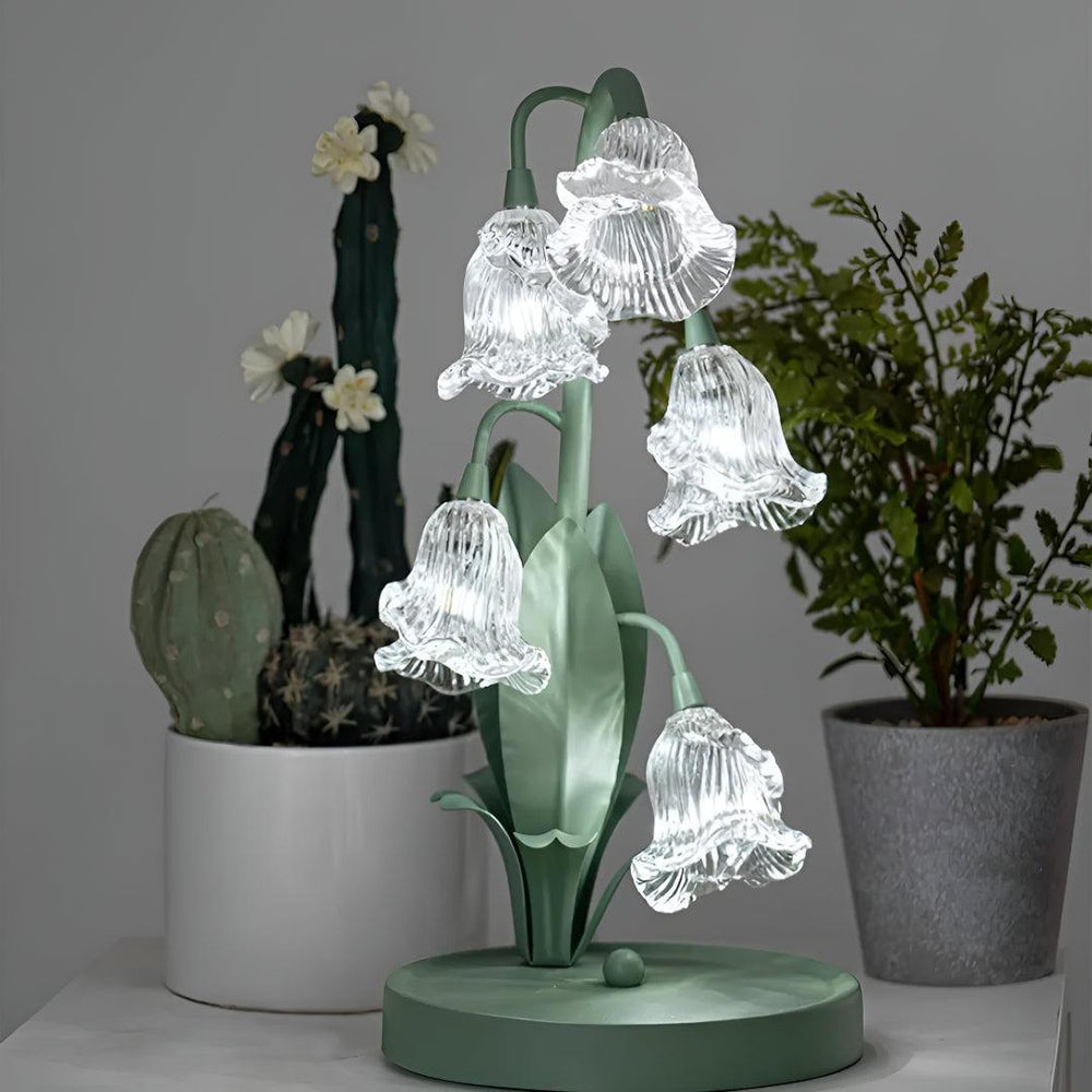 Flower Table Lamp With Nature Inspired Lily Design For Aesthetics