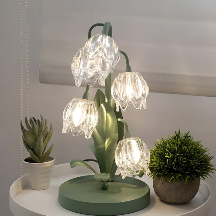 Flower Table Lamp With Nature Inspired Lily Design For Aesthetics