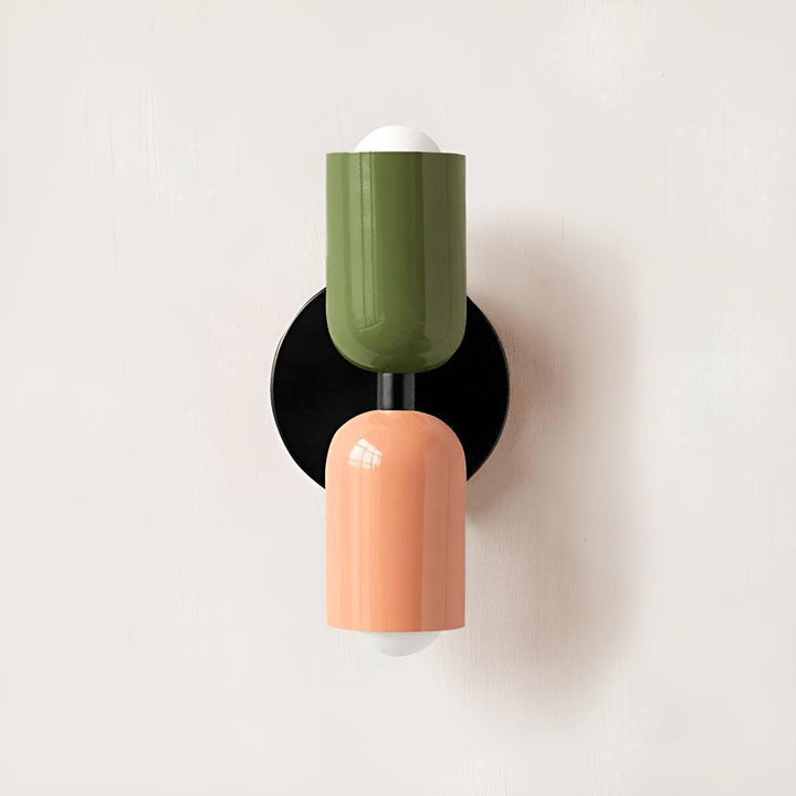 Indoor Double Wall Light With Up And Down Lamp Fixture