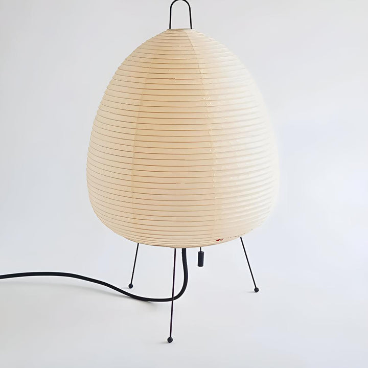 Japanese-Inspired Mid Century Akari Bedside Table Lamp
