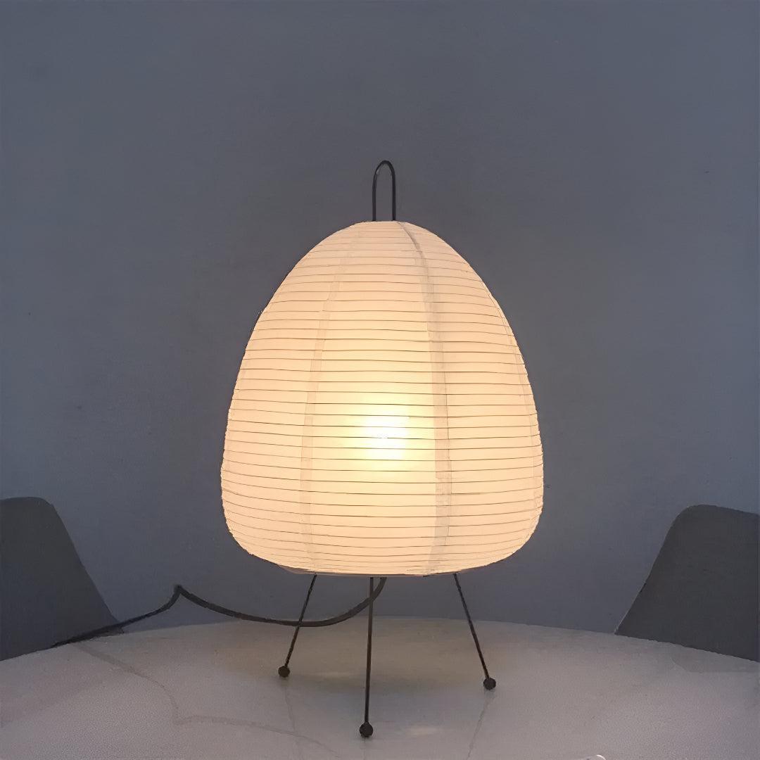 Japanese-Inspired Mid Century Akari Bedside Table Lamp