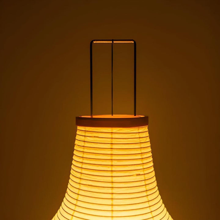 Japanese Washi Akari Paper Floor Lamp With Warm Glow