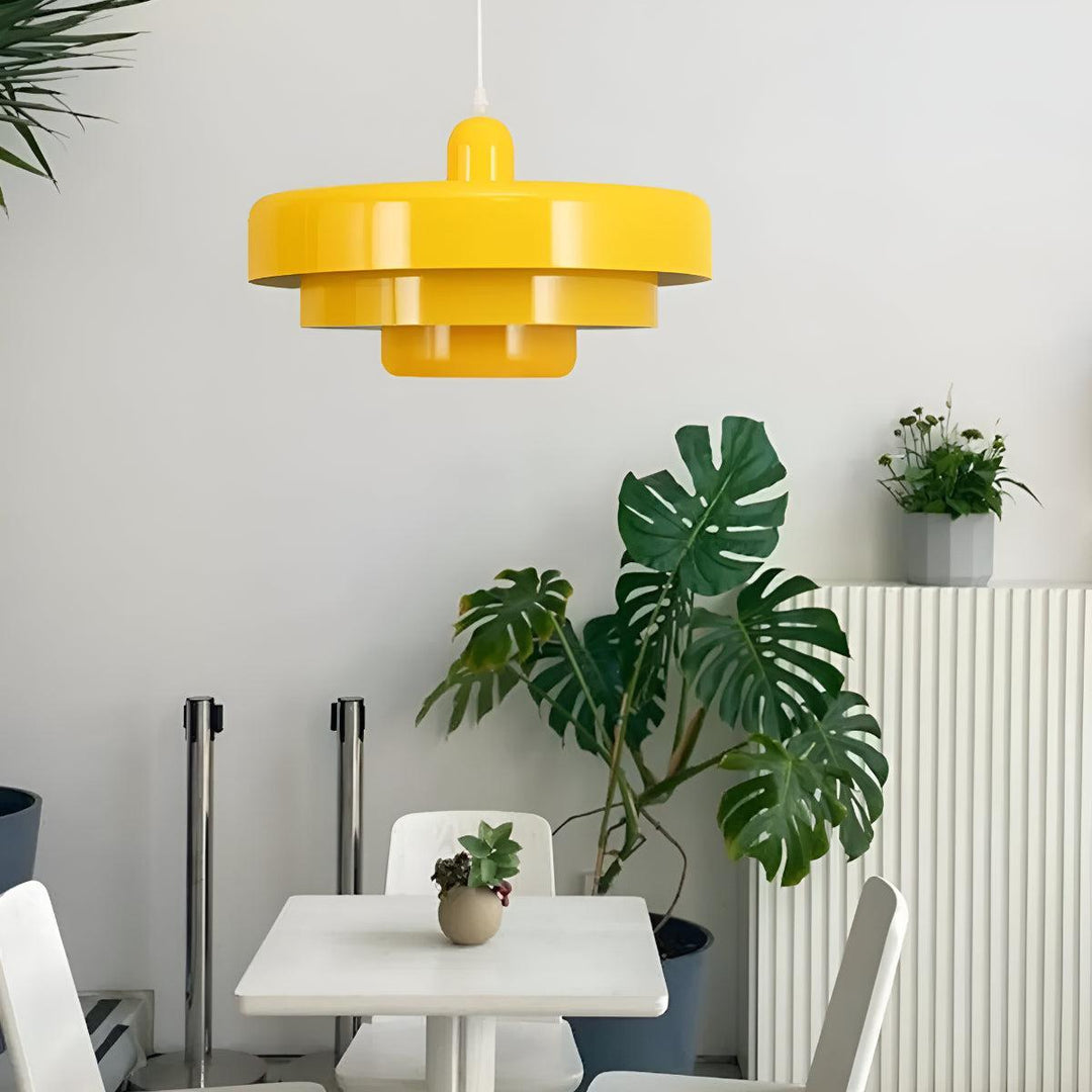 Layered Mid Century Nordic Pendant Lighting Fixture