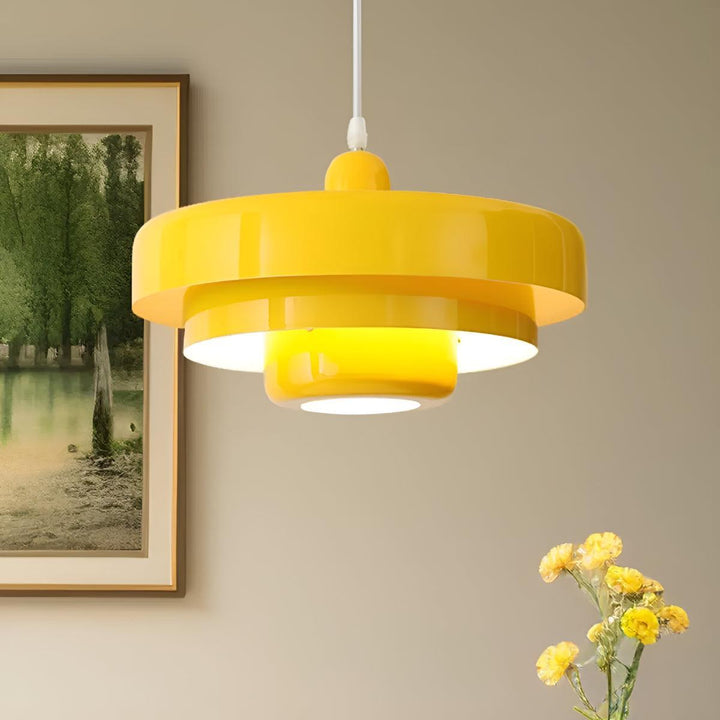 Layered Mid Century Nordic Pendant Lighting Fixture
