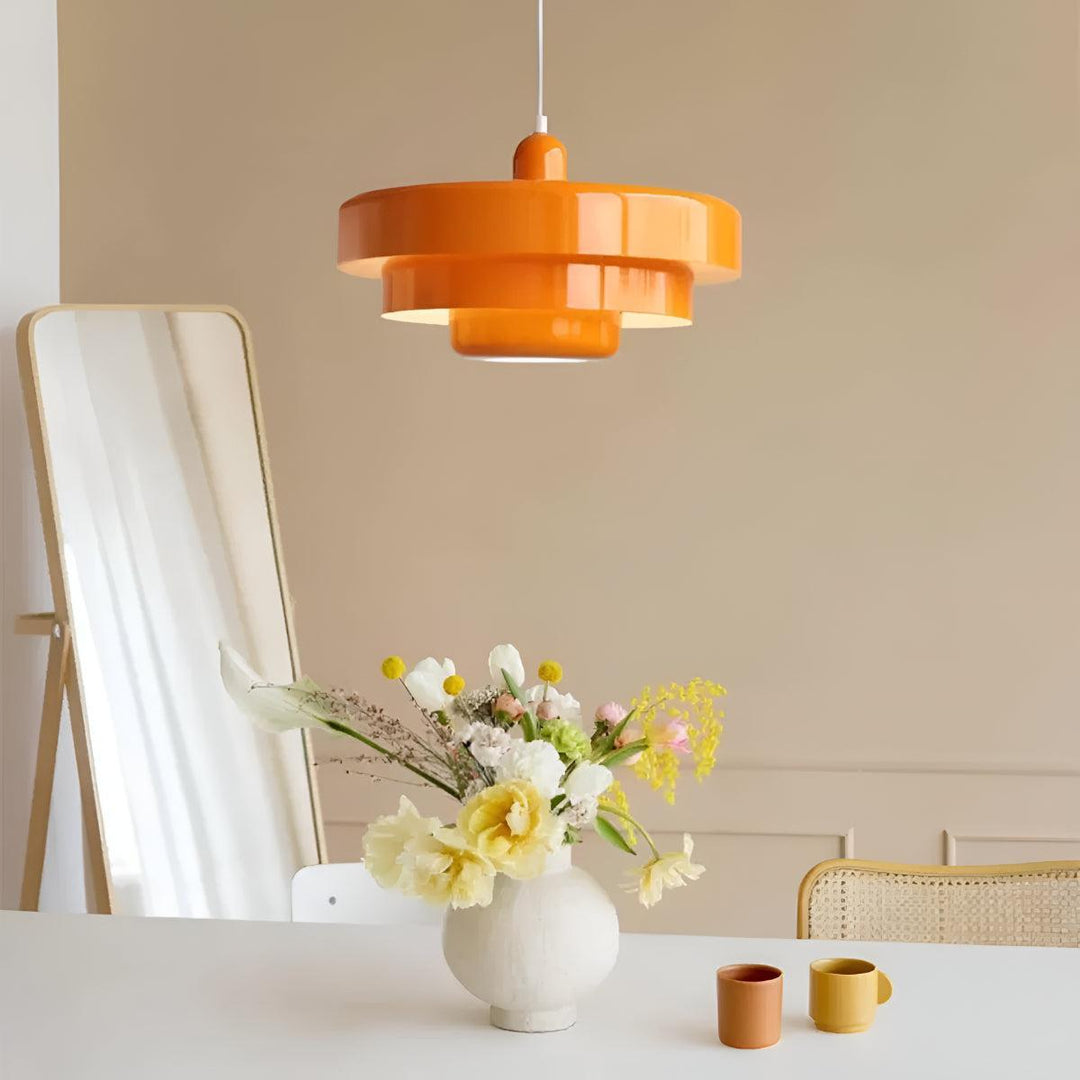 Layered Mid Century Nordic Pendant Lighting Fixture