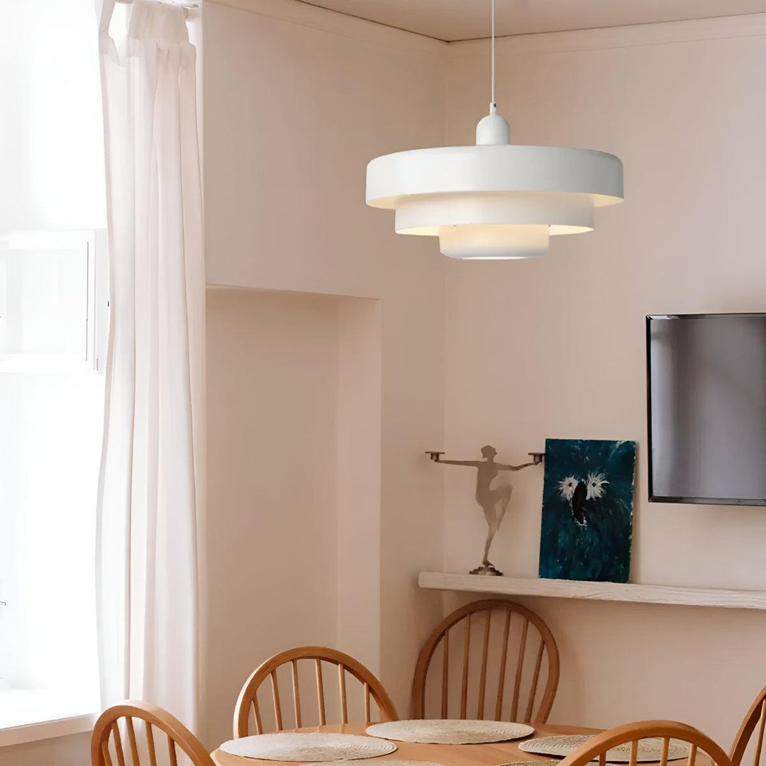 Layered Mid Century Nordic Pendant Lighting Fixture
