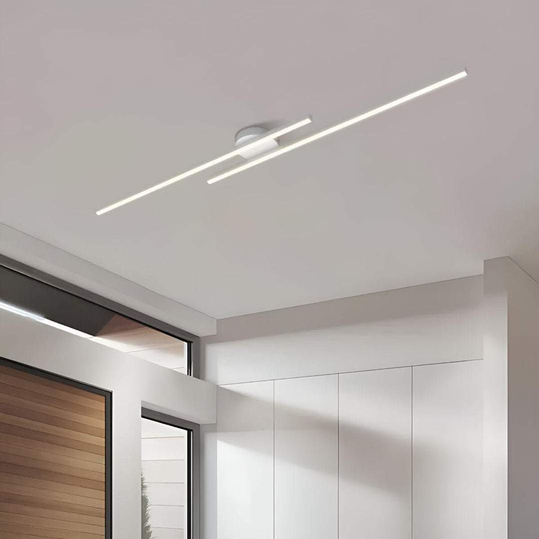 Linear Flush Mount Ceiling Light Strip Fixture