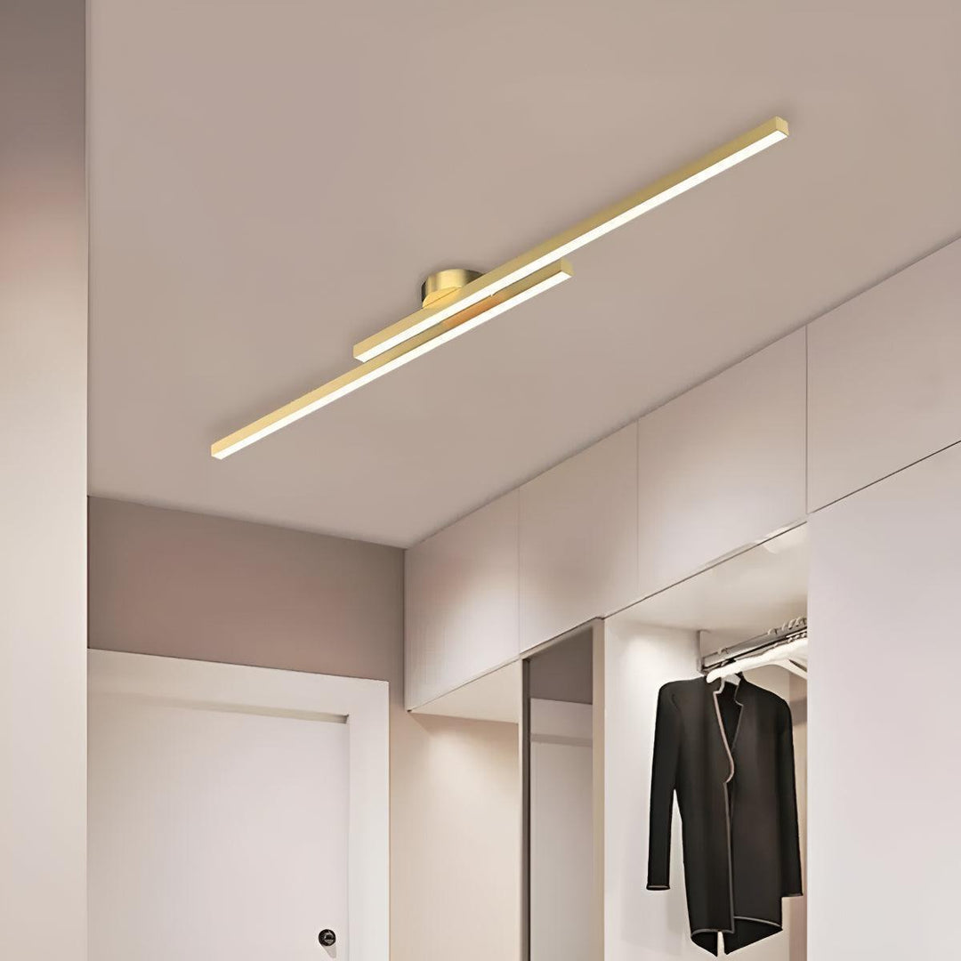 Linear Flush Mount Ceiling Light Strip Fixture