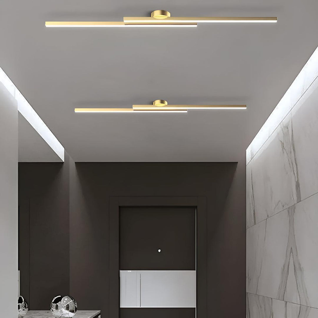 Linear Flush Mount Ceiling Light Strip Fixture