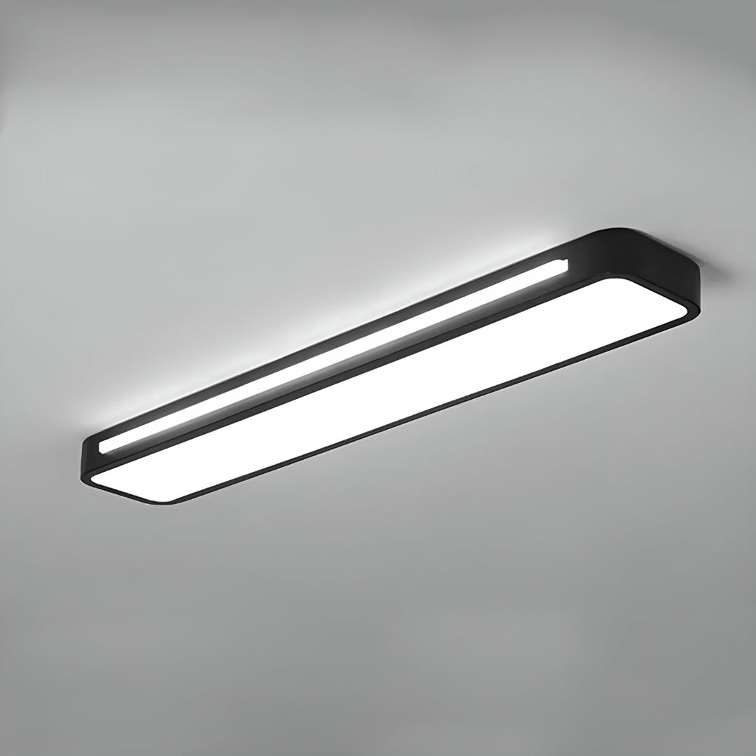 Linear Minimalist Nordic Ceiling Light Fixture With Flush Mount Design