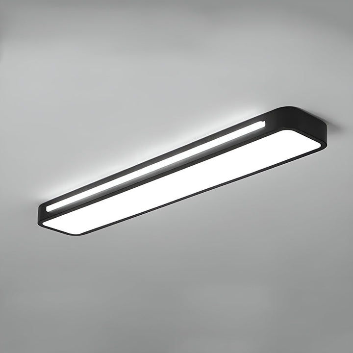 Linear Minimalist Nordic Ceiling Light Fixture With Flush Mount Design