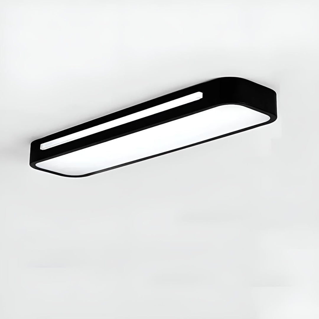 Linear Minimalist Nordic Ceiling Light Fixture With Flush Mount Design