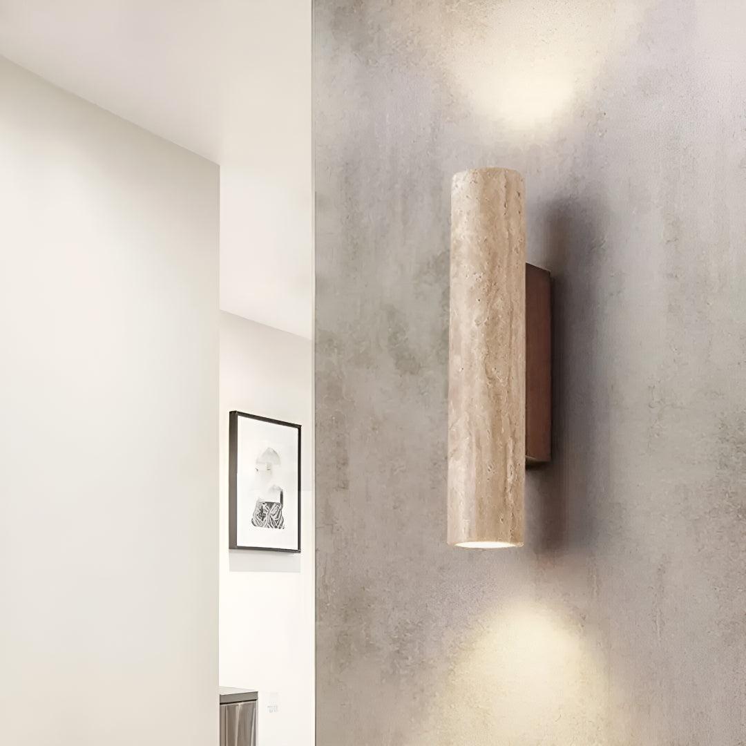 Marble Wall Light Indoor Sconce With Ambient Accent Lighting