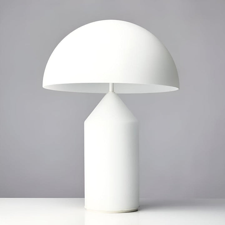 Metal Mushroom Style Table Lamp With Dome Shape