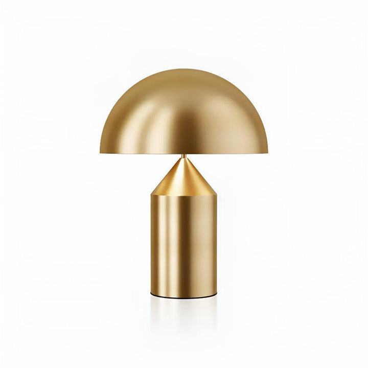 Metal Mushroom Style Table Lamp With Dome Shape