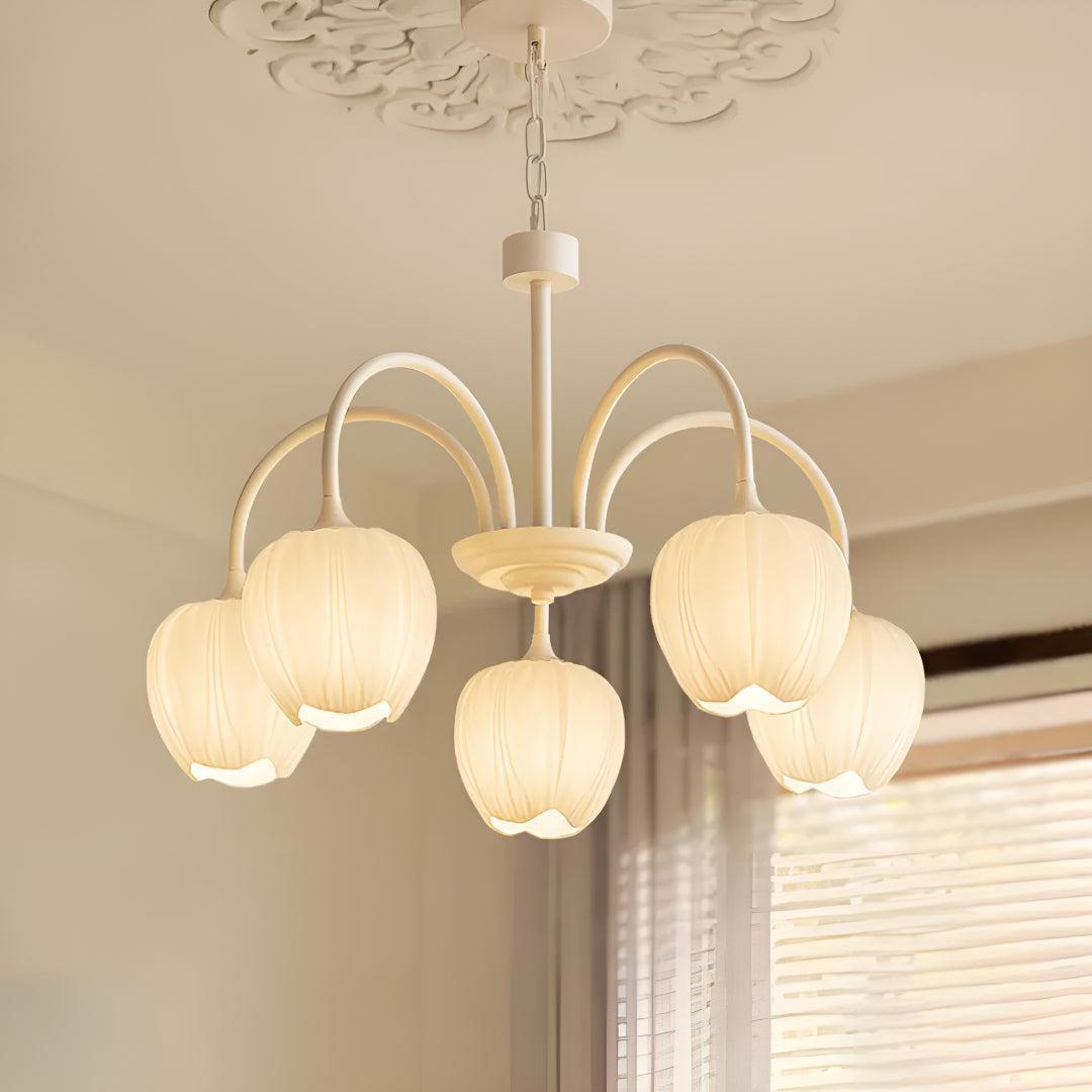 Mid Century Tulip Chandelier With Retro Style