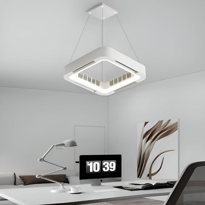 Modern Bladeless Ceiling Fan Light With Low Profile Design