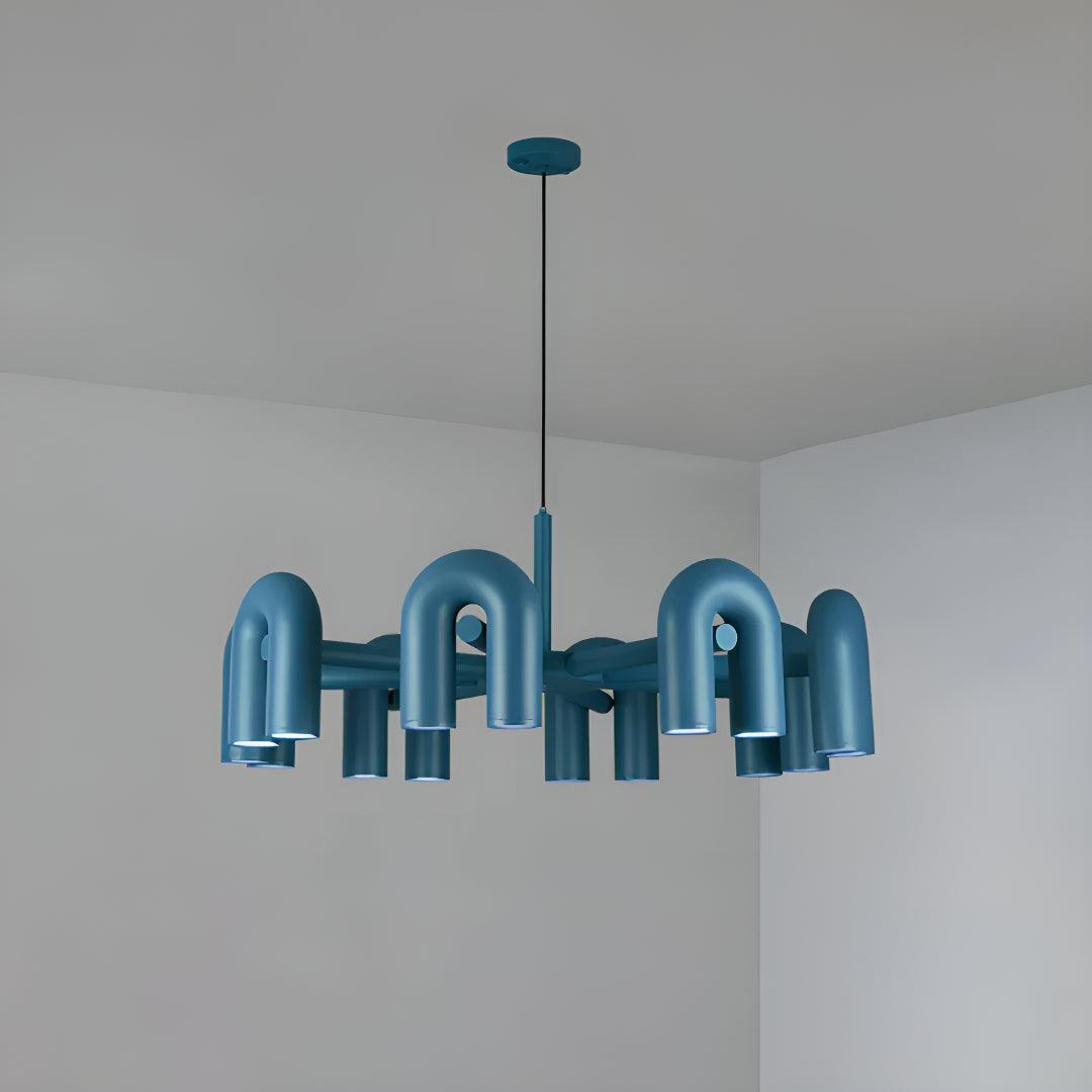 Modern Chandelier Light With Adjustable U-Shape Modules
