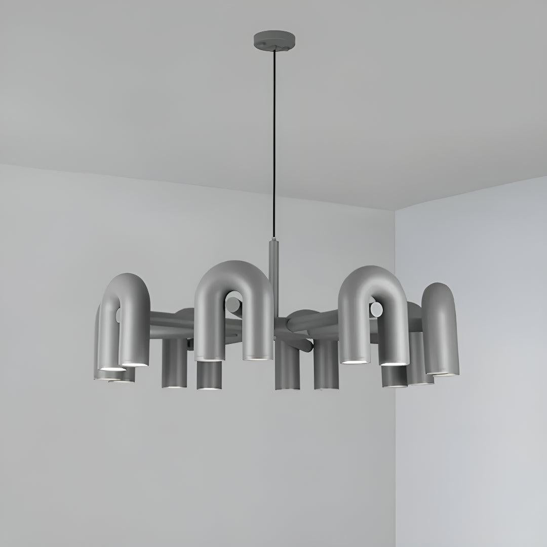 Modern Chandelier Light With Adjustable U-Shape Modules