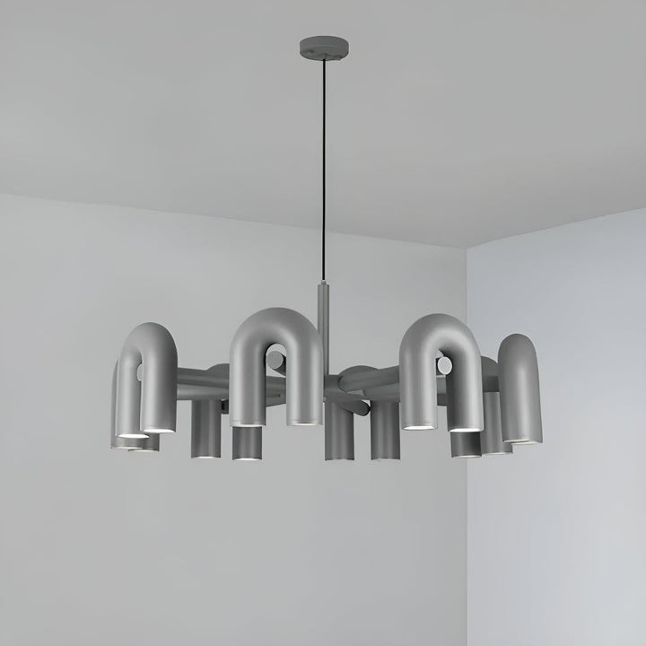 Modern Chandelier Light With Adjustable U-Shape Modules