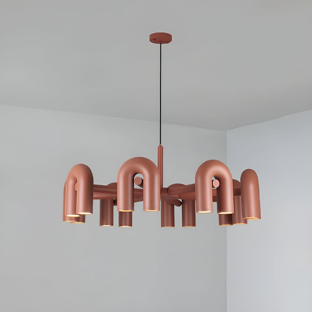 Modern Chandelier Light With Adjustable U-Shape Modules