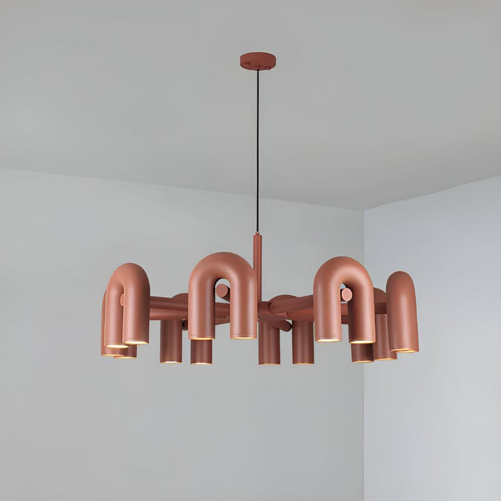 Modern Chandelier Light With Adjustable U-Shape Modules