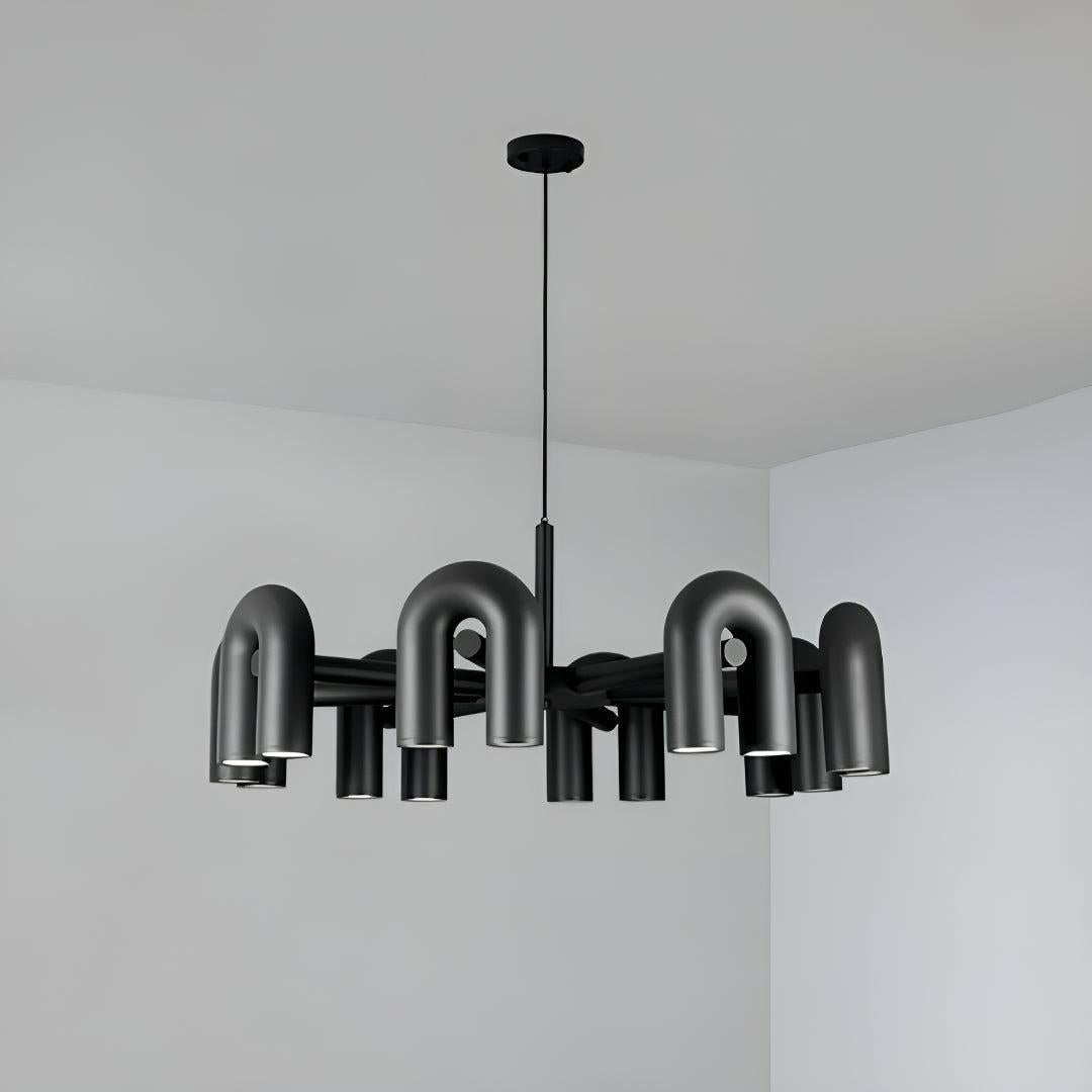 Modern Chandelier Light With Adjustable U-Shape Modules