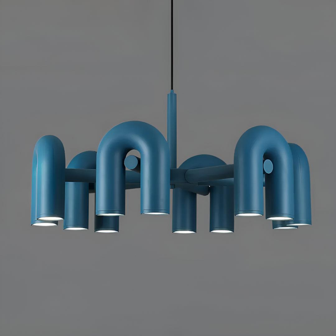 Modern Chandelier Light With Adjustable U-Shape Modules