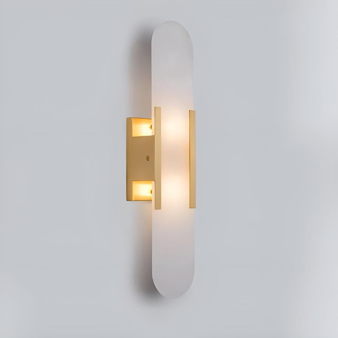 Modern Elongated Alabaster Wall Lights