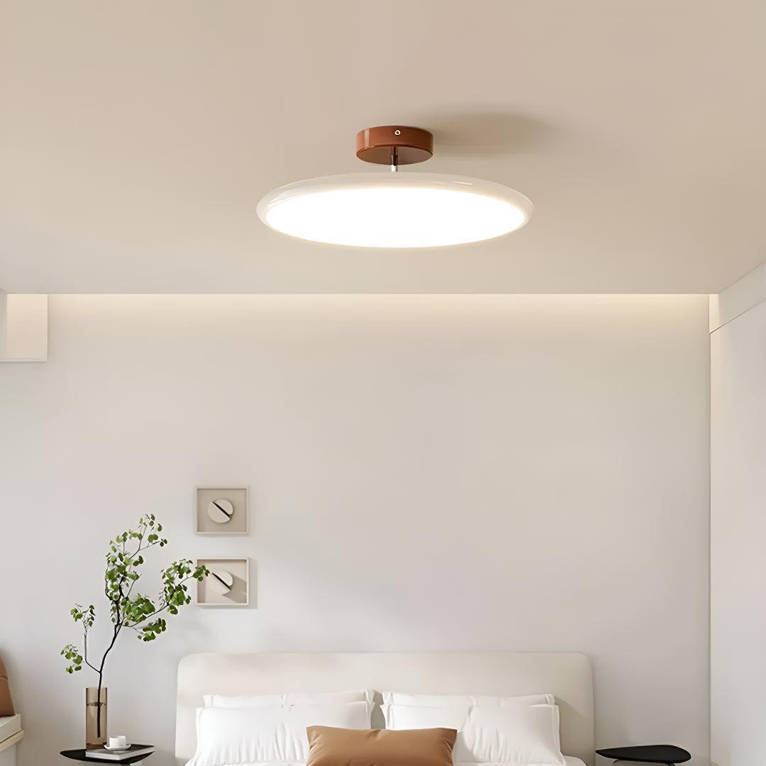 Modern Oyster Flush Mount Ceiling Light With Adjustable Fixture