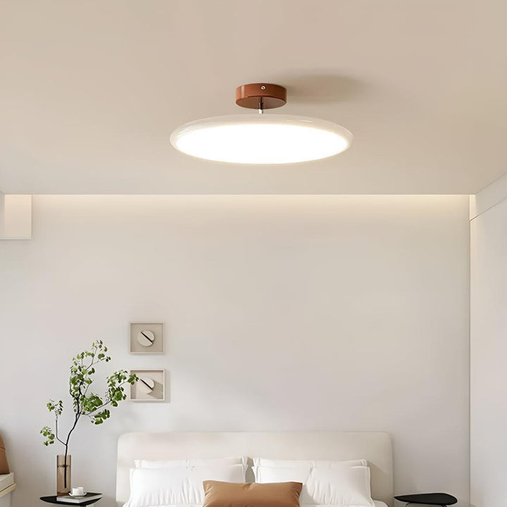 Modern Oyster Flush Mount Ceiling Light With Adjustable Fixture