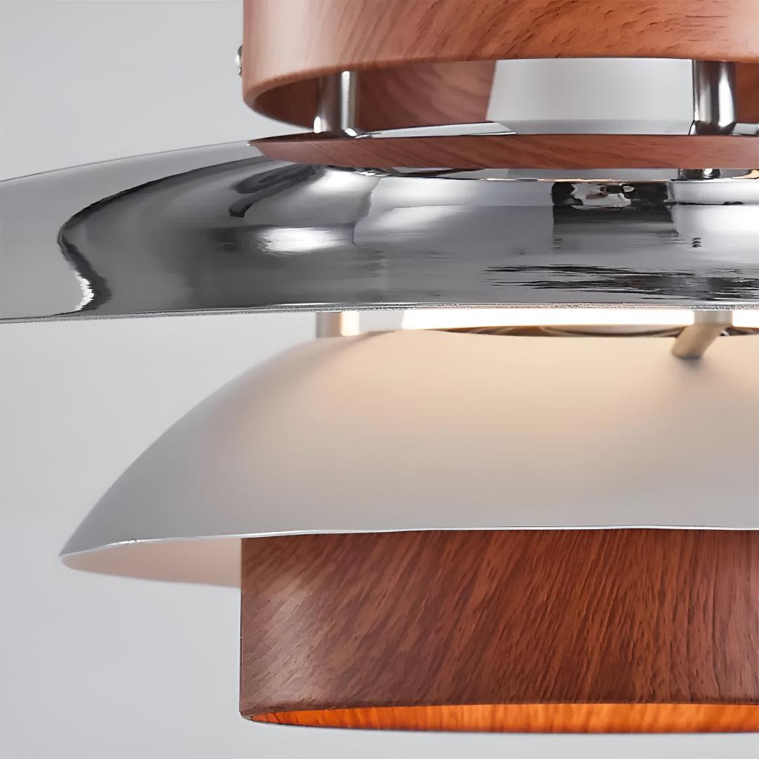 Modern Pendant Light With Adjustable Swing Arm Mechanism