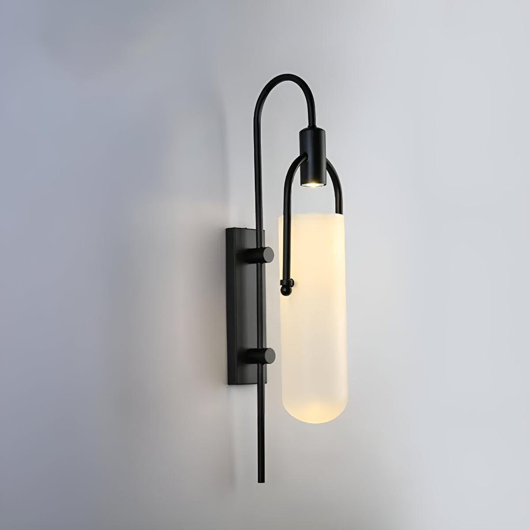 Modern Wall Sconce Lamp With Matte Arc Frame
