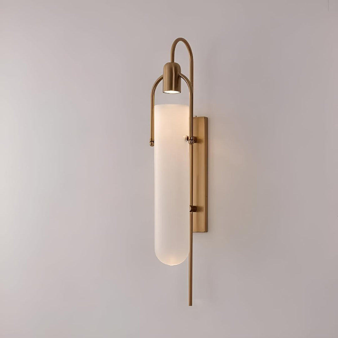 Modern Wall Sconce Lamp With Matte Arc Frame