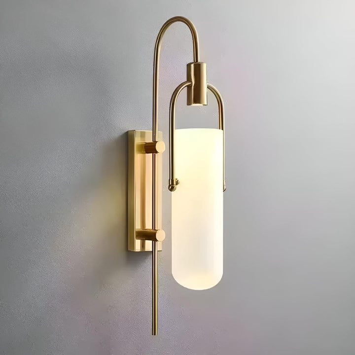 Modern Wall Sconce Lamp With Matte Arc Frame