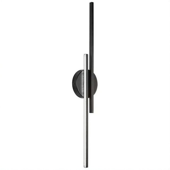 Modern Wall Sconce Light Lamp With Vertical Linear Disc Design