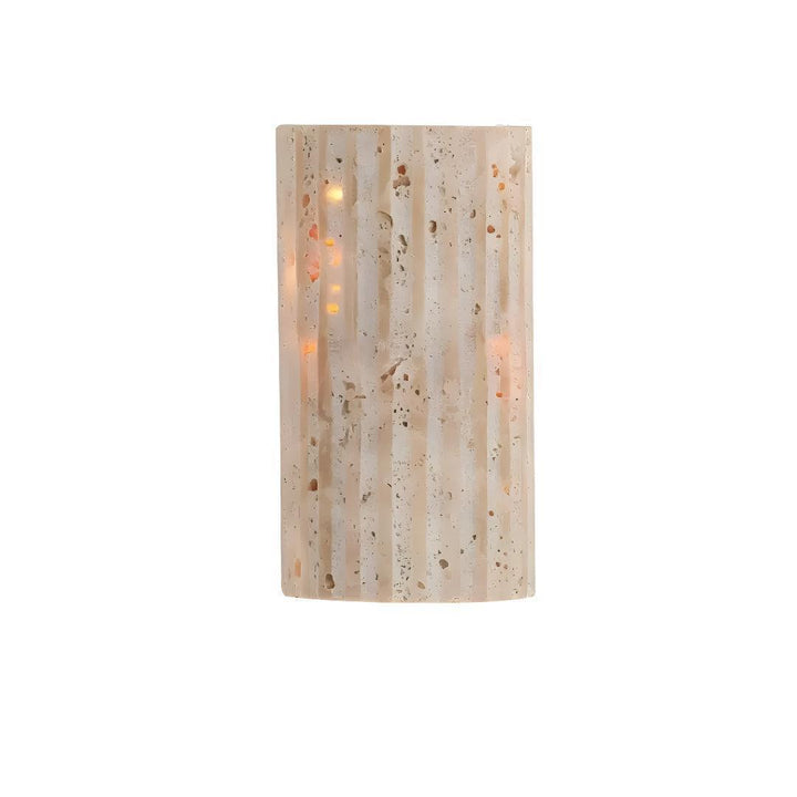 Natural Stone Indoor Wall Light With Ambient Glow