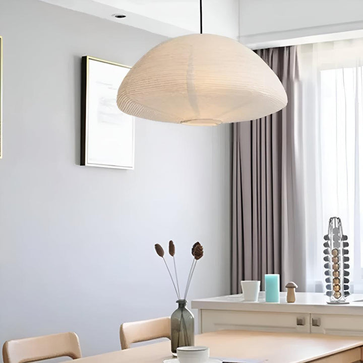 Noguchi Sculptural Pendant Ceiling Light With Ambient Glow